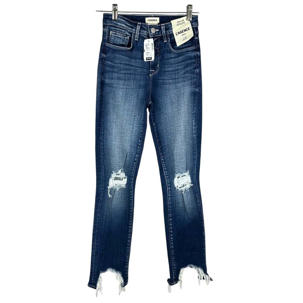 L'Agence High Line Skinny Mairge High Rise Jeans Women's Size 24 New With Tags